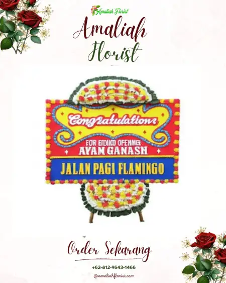 Sewa Papan Bunga Kalome